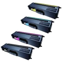 Compatible Brother TN-349 Toner Cartridge Set Super High Yield (1BK,1C,1M,1Y) Pack of 4
